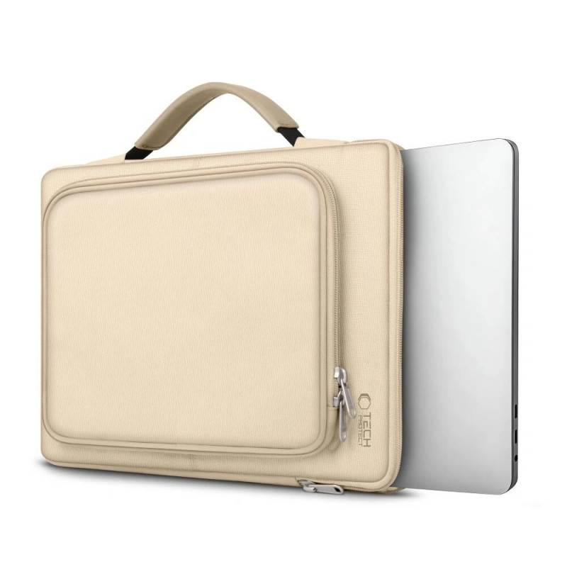 Tech-Protect Basic Bag portatīvā datora soma 13-14" Desert Beige