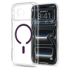 Spigen Ultra Hybrid MagSafe apvalks Apple iPhone 17 Pro / 18 Pro, Clear/burgundy