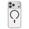 Spigen Ultra Hybrid MagSafe apvalks Apple iPhone 17 Pro / 18 Pro, Clear/burgundy