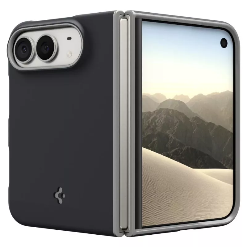 Spigen Nano Pop Mag MagSafe vāciņš Apple iPhone Duo, Black Sesame
