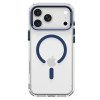 Spigen Ultra Hybrid Optik S MagSafe vāciņš Apple iPhone 17 Pro / 18 Pro, Clear/Deep Blue