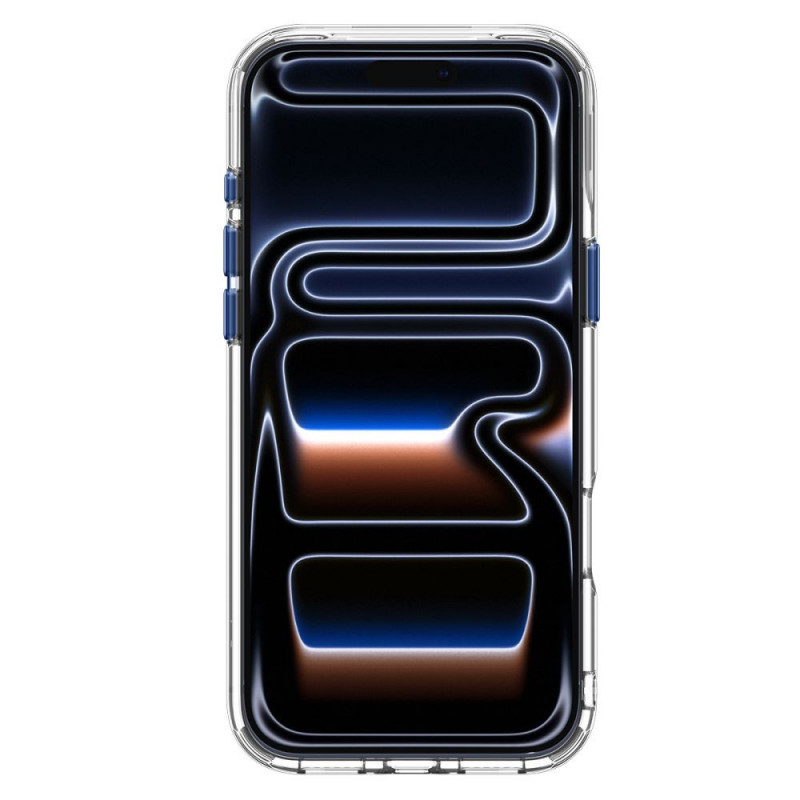 Spigen Ultra Hybrid Optik S MagSafe vāciņš Apple iPhone 17 Pro / 18 Pro, Clear/Deep Blue