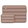 Tech-Protect Puffy Tech-Protect portatīvā datora maciņš 15-16" ar piederumu somiņu, Walnut