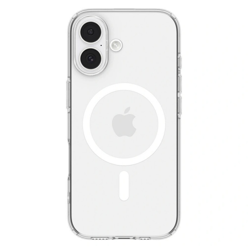 Spigen Liquid Crystal Mag MagSafe vāciņš Apple iPhone 17, Clear/White