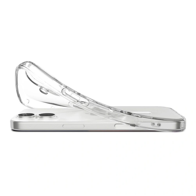 Spigen Liquid Crystal Mag MagSafe vāciņš Apple iPhone 17, Clear/White