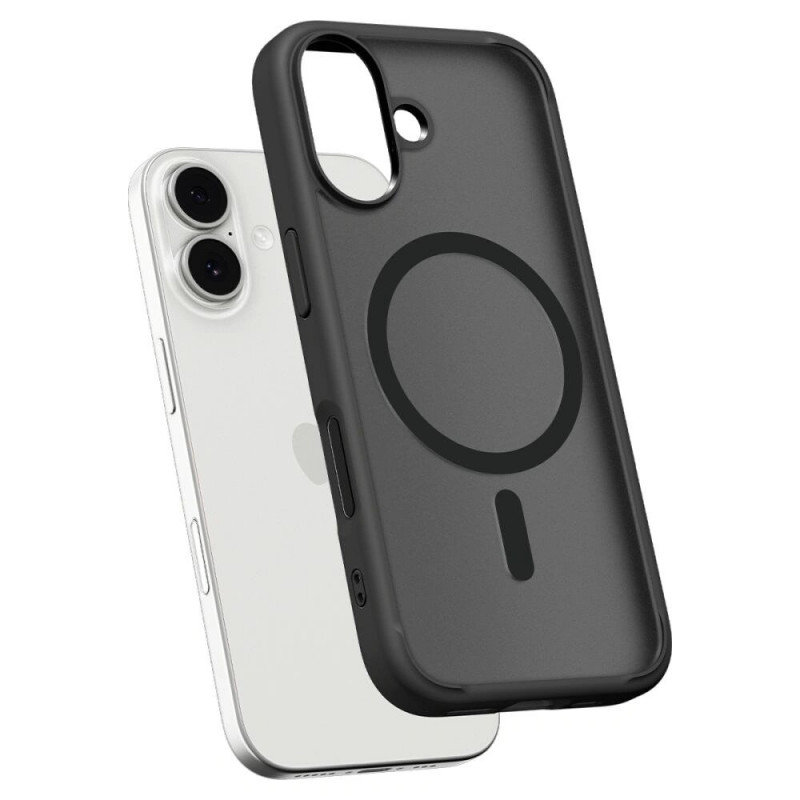 Spigen Ultra Hybrid Mag MagSafe ACS10383 vāciņš Apple iPhone 17, Frost Black