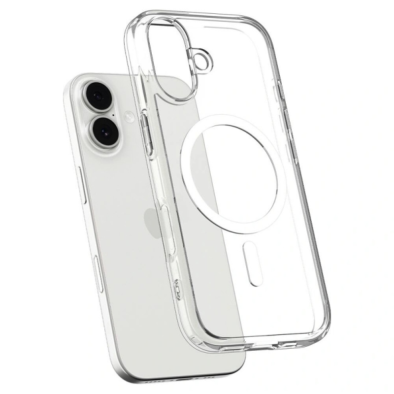 Spigen Ultra Hybrid Mag MagSafe ACS10380 vāciņš Apple iPhone 17, Clear/White