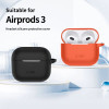 Tech-Protect Silicone Hook silikona maciņš Apple AirPods 3 ar karabīni, Olive Green