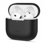 Tech-Protect Silicone THP4140 apvalks Apple AirPods 4, melns