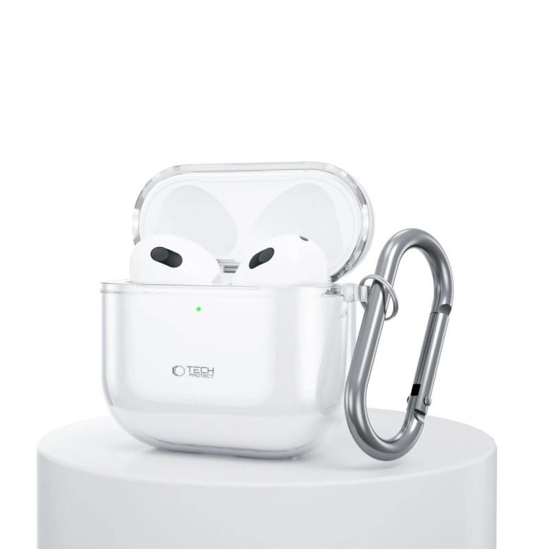 Tech-Protect Flexair futrālis Apple AirPods 4, caurspīdīgs