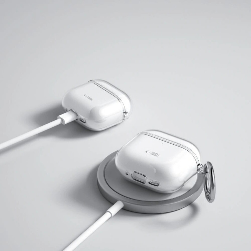 Tech-Protect Flexair futrālis Apple AirPods 4, caurspīdīgs