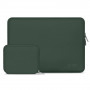 Tech-Protect NeoSlim portatīvā datora futrālis 15-16" ar piederumu somiņu, Midnight Green
