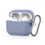 Tech-Protect Silicone Hook futrālis ar karabīni Apple AirPods Pro 1 / 2, Baby Blue