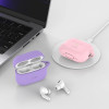 Tech-Protect Silicone Hook futrālis ar karabīni Apple AirPods Pro 1 / 2, Baby Blue
