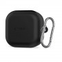 Tech-Protect Silicone Hook maciņš Samsung Galaxy Buds 4 / 4 Pro austiņām, melns