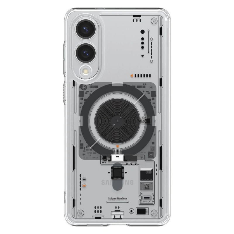 Spigen Ultra Hybrid Mag MagSafe ACS09416 vāciņš Samsung Galaxy S25 Edge, Neo One, caurspīdīgs