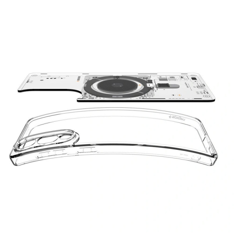 Spigen Ultra Hybrid Mag MagSafe ACS09416 vāciņš Samsung Galaxy S25 Edge, Neo One, caurspīdīgs