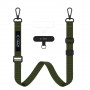 Tech-Protect C6S Rope Crossbody telefona siksnīte 2-in-1, Cargo Khaki (olivkrāsa)