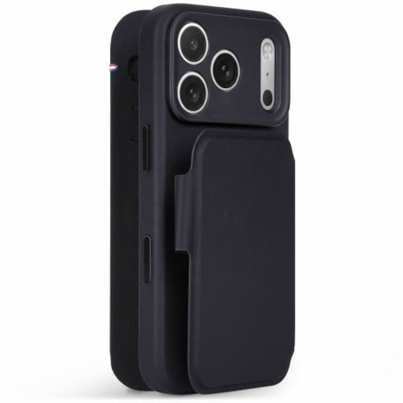 Decoded Textured Silicone Detachable Wallet futrālis ar maciņu Apple iPhone 18 Pro / iPhone 17 Pro, phantom black