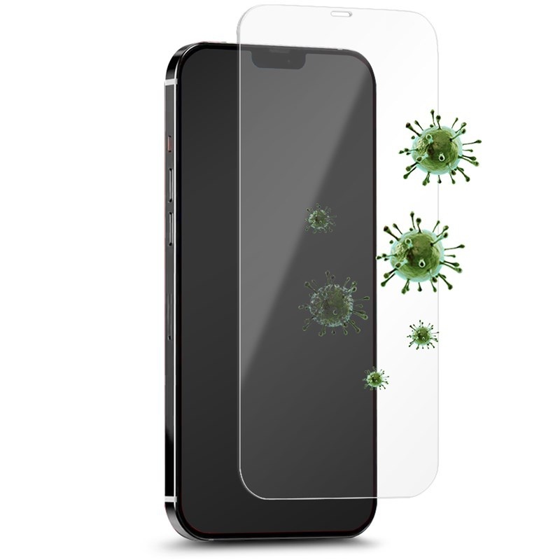 PURO pretbaktēriju rūdītais stikls Apple iPhone 12 Pro Max