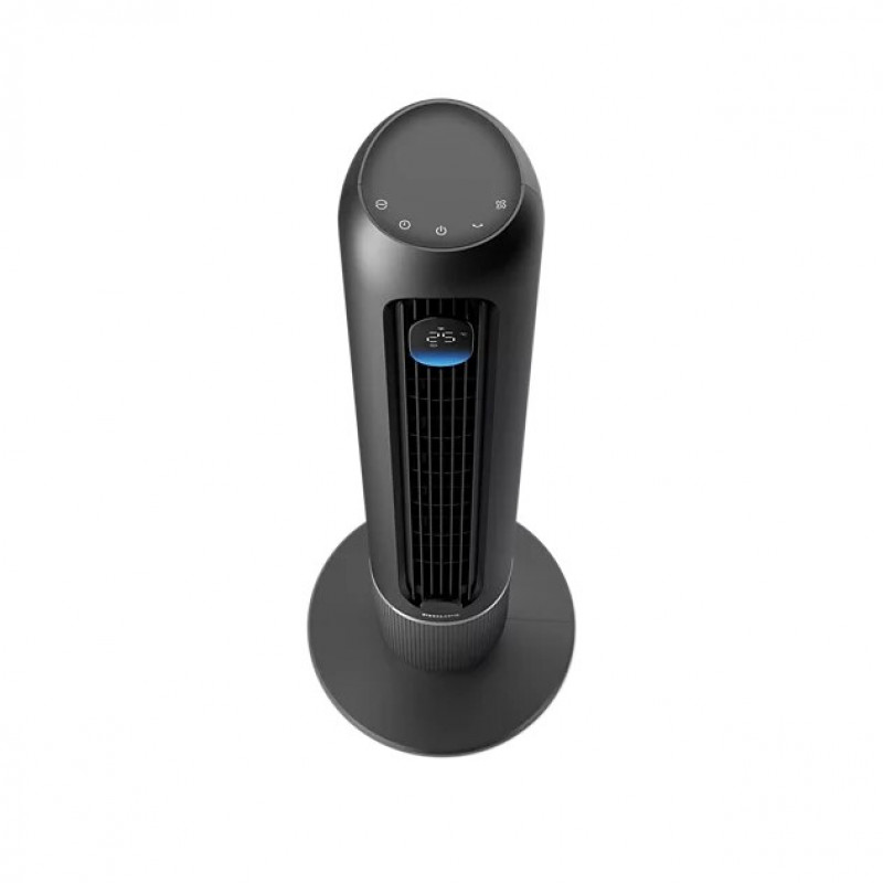 Philips 7000 Series CX7550/01 bezlāpstiņu torņa ventilators, melns