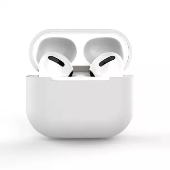 Hurtel silikona futrālis AirPods 2 / AirPods 1, balts
