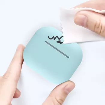 Hurtel silikona futrālis AirPods 2 / AirPods 1, balts