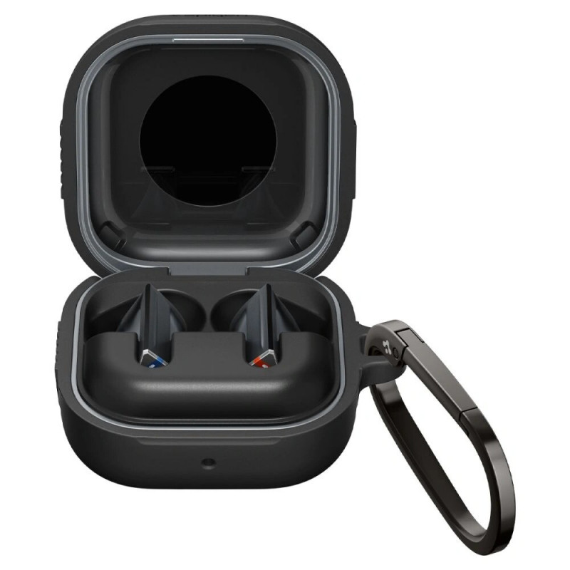 Spigen Rugged Armor korpuss Samsung Galaxy Buds 4 / 4 Pro austiņām, Matte Black