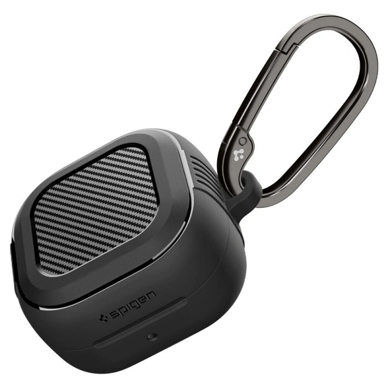 Spigen Rugged Armor korpuss Samsung Galaxy Buds 4 / 4 Pro austiņām, Matte Black