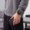 Tech-Protect NylonLoop THP6106 pulksteņa siksniņa Garmin Fenix 5X / 5X Plus / 6X / 6X Pro / 7X / 8 / 8 Pro / 9 / 9 Pro (51 mm), electric lime