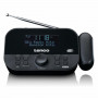 Lenco CR-615BK radio modinātājs ar projekciju, DAB+/FM, melns