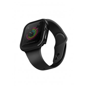 UNIQ Valencia futrālis Apple Watch Series 4/5/6/SE 44 mm, Gunmetal Grey