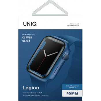 UNIQ Legion Case for Apple Watch Series 7/8/9 45 mm, zils