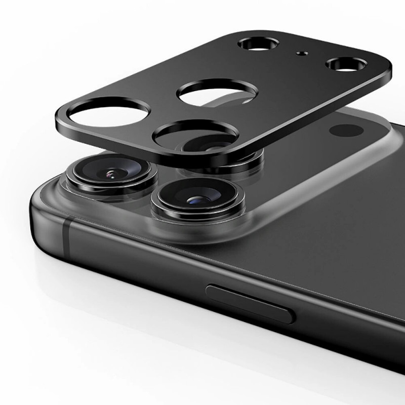 Tech-Protect Camalloy Fit+ Apple iPhone 17 Pro Max melns kameras pārsegs