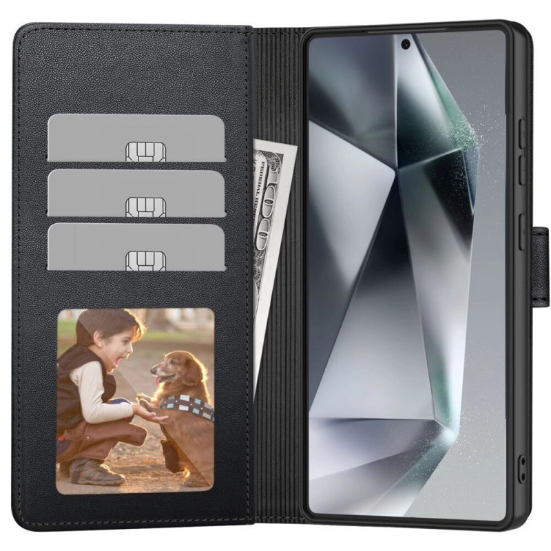 Tech-Protect Wallet maciņa tipa vāciņš Samsung Galaxy S26 Ultra, melns