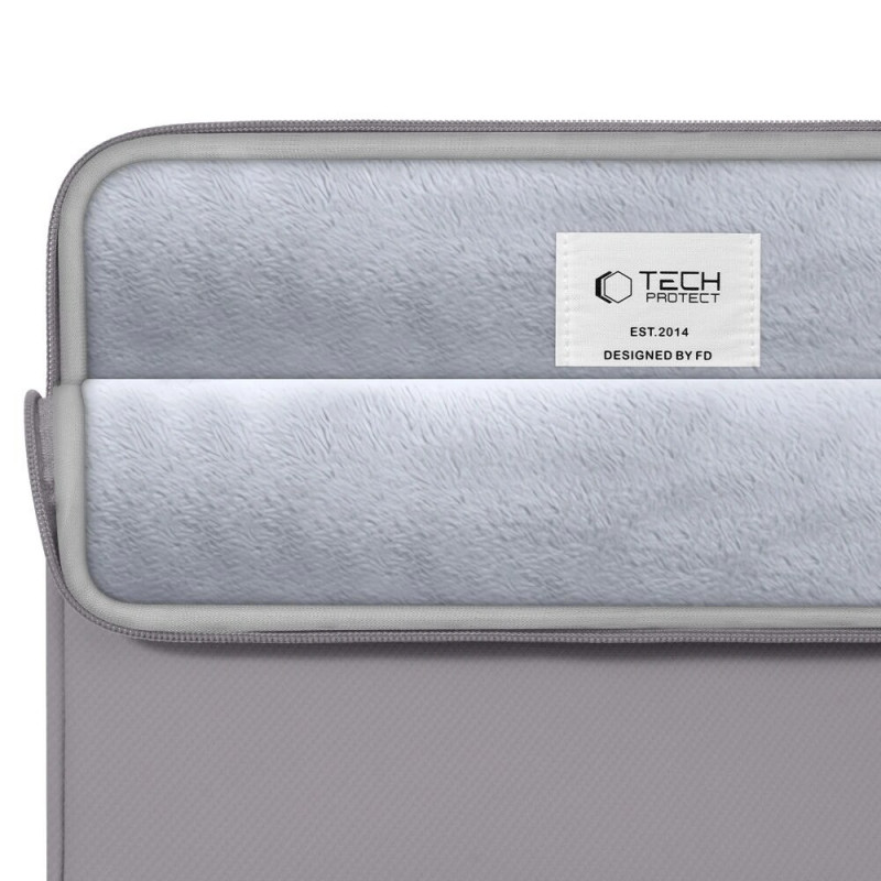 Tech-Protect Sleeve Tech-Protect klēpjdatora maciņš 15-16", Crayon Grey
