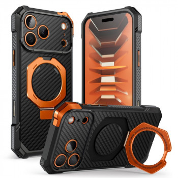 Supcase UB Grip Mag MagSafe Aramid korpuss Apple iPhone 17 Pro Max / 18 Pro Max, Black/Orange