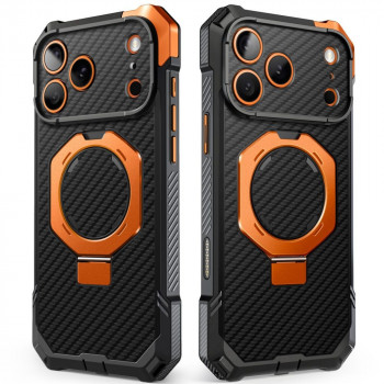 Supcase UB Grip Mag MagSafe Aramid korpuss Apple iPhone 17 Pro Max / 18 Pro Max, Black/Orange