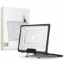 Tech-Protect SmartShell Pro apvalks Apple MacBook Air 13" (M2/M3/M4/M5) 2023-2025, Black/Clear
