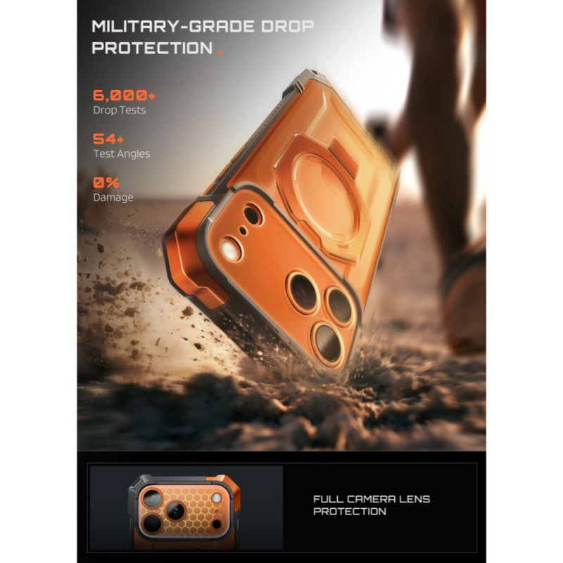 Supcase UB Grip Mag MagSafe korpusa maciņš Apple iPhone 17 Pro Max / 18 Pro Max, koraļļu krāsā