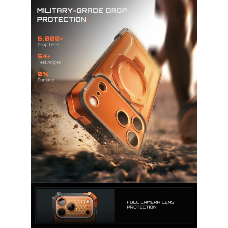 Supcase UB Grip Mag MagSafe korallkrāsas vāciņš Apple iPhone 17 Pro / 18 Pro