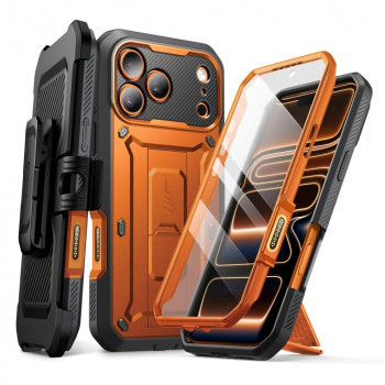 Supcase Unicorn Beetle Pro korpuss Apple iPhone 17 Pro Max, koraļu krāsā