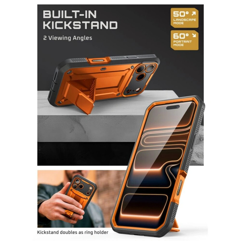 Supcase Unicorn Beetle Pro korpuss Apple iPhone 17 Pro Max, koraļu krāsā
