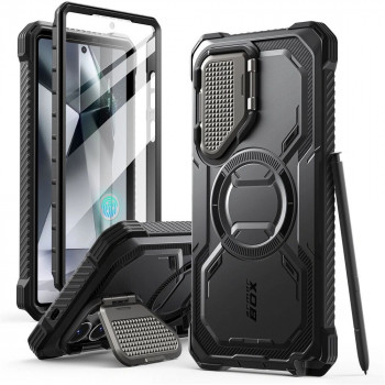 Supcase IBLSN ArmorBox Mag MagSafe vāciņš Samsung Galaxy S25 Ultra, melns
