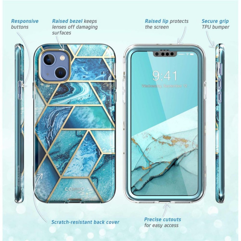 Supcase Cosmo Case Apple iPhone 14 Plus / 15 Plus, Ocean Blue