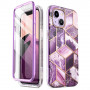 Supcase Cosmo Case Apple iPhone 14 Plus / 15 Plus, Marble Purple