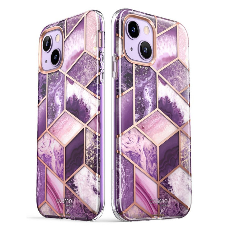 Supcase Cosmo Case Apple iPhone 14 Plus / 15 Plus, Marble Purple