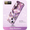 Supcase Cosmo Case Apple iPhone 14 Plus / 15 Plus, Marble Purple