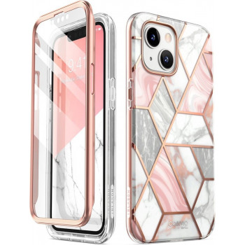 Supcase Cosmo Case Apple iPhone 14 Plus / 15 Plus, Pink Marble