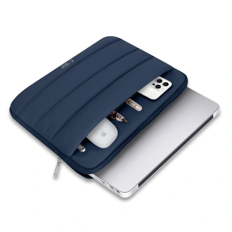 Tech-Protect Fluffy klēpjdatora maciņš 15-16", Navy Blue